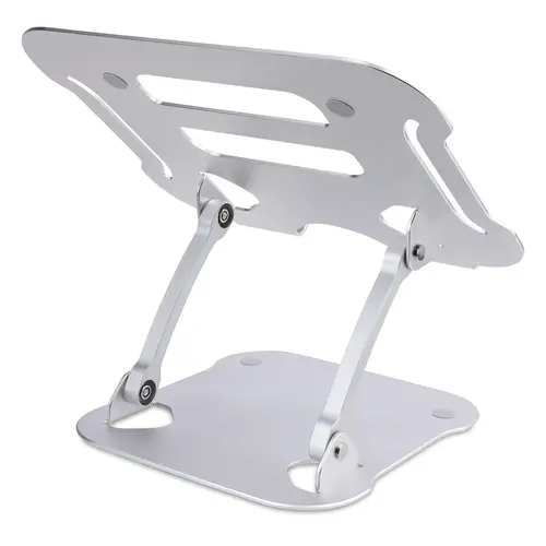 Soporte Ergonómico de Ordenador para Sobremesa - Base Soporte Ergonómico para Portátil de Altura Ajustable - Aluminio - Portátil - 10kg - Plegable - Elevador Riser - Imagen 2