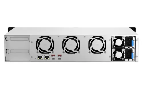 TS-873AeU-RP NAS Bastidor (2U) Ryzen Embedded V1500B 4 GB DDR4 0 TB QuTS hero Negro - Imagen 2