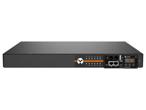 Geist MUU3E1R5-12CF17-2C20A9H00-S unidad de distribución de energía (PDU) 12 salidas AC 0U Negro - Imagen 1