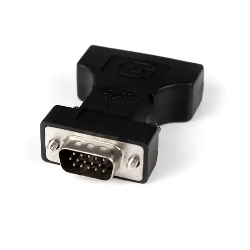 Adaptador Conversor DVI-I a VGA - DVI-I Hembra - HD15 Macho - Negro - Imagen 2