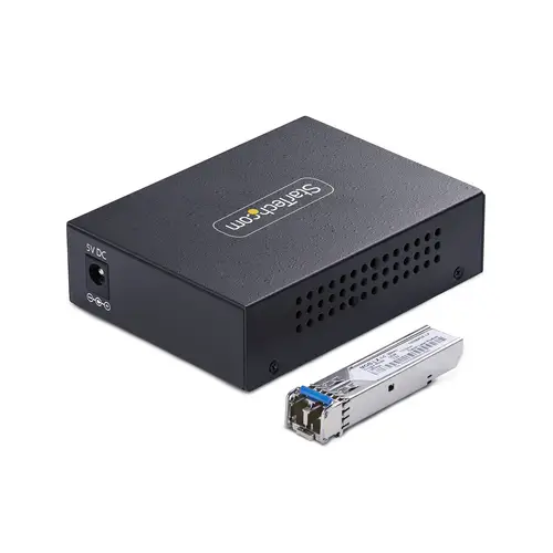 MCM1110SMLC20 convertidor de medio 2000 Mbit/s 1310 nm Monomodo Negro - Imagen 2