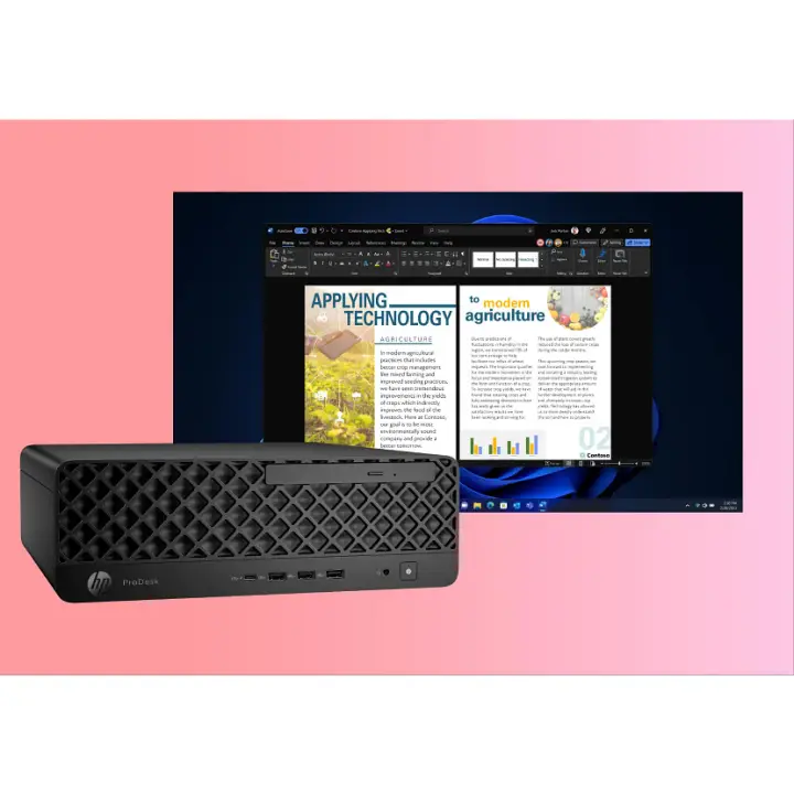 ProDesk 4 SFF G1i Desktop AI PC Intel Core Ultra 5 235 16 GB DDR5-SDRAM 512 GB SSD Windows 11 Pro Negro