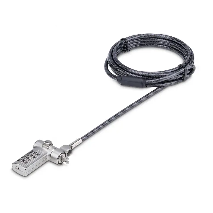 Cable de 2m Universal de Seguridad para Portátiles - Cable con C..