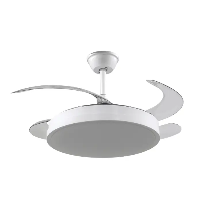 VT-SENZA ECO ventilador Transparente, Blanco