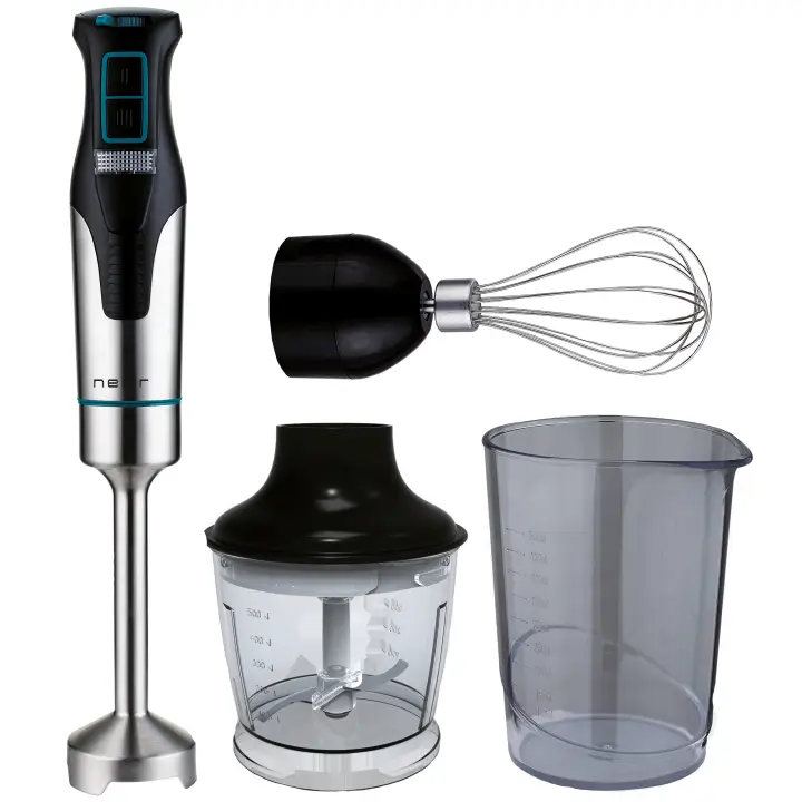 NVR-8360BA SET licuadora 0,5 L Batidora de inmersión 1200 W Negr..