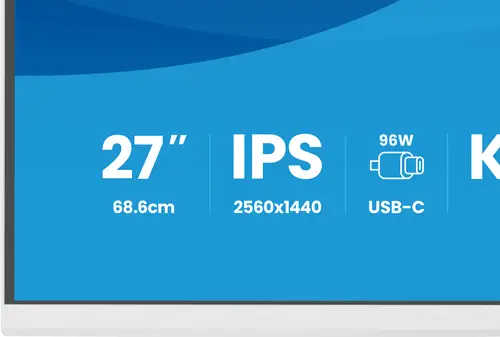 ProLite XB2797QSNP-W1 pantalla para PC 68,6 cm (27") 2560 x 1440 Pixeles Quad HD LCD Blanco - Imagen 11