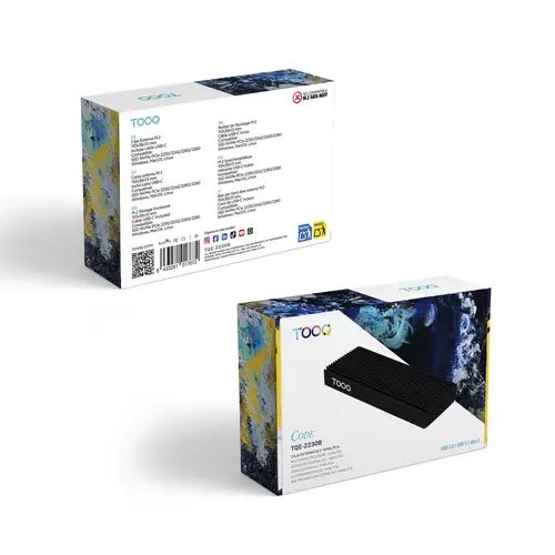 Caja Externa para SSD M.2 NVMe PICe, Negra - Imagen 9