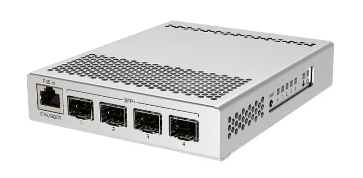 CRS305-1G-4S+IN switch Gestionado Gigabit Ethernet (10/100/1000) Energía sobre Ethernet (PoE) Blanco
