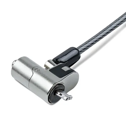 NANOK-LAPTOP-LOCK cable antirrobo Negro, Plata 2 m - Imagen 2