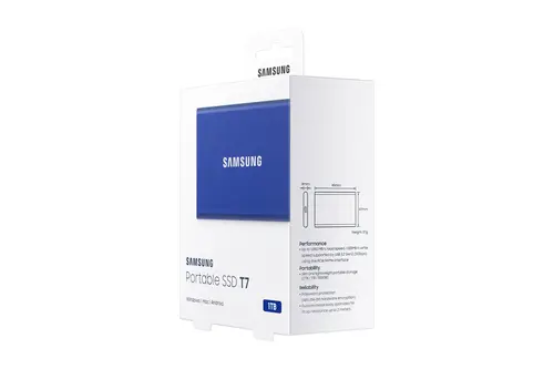 Portable SSD T7 1 TB USB Tipo C 3.2 Gen 2 (3.1 Gen 2) Azul - Imagen 11