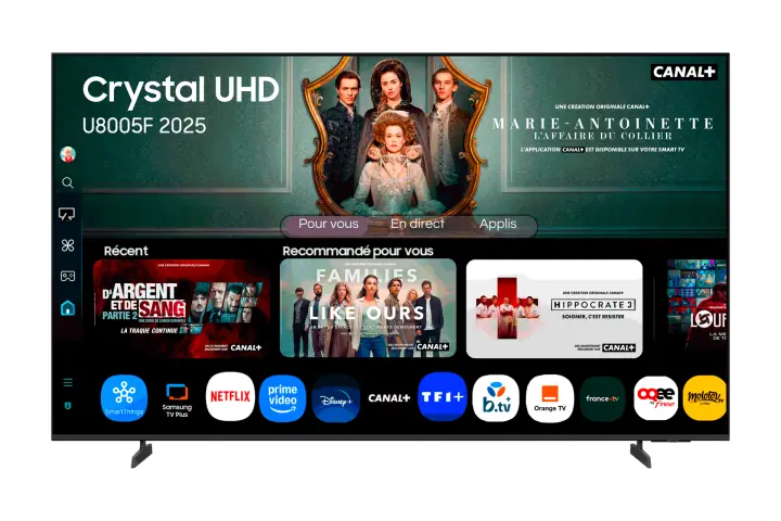 TU43U8005FU 109,2 cm (43") 4K Ultra HD Smart TV Wifi Negro