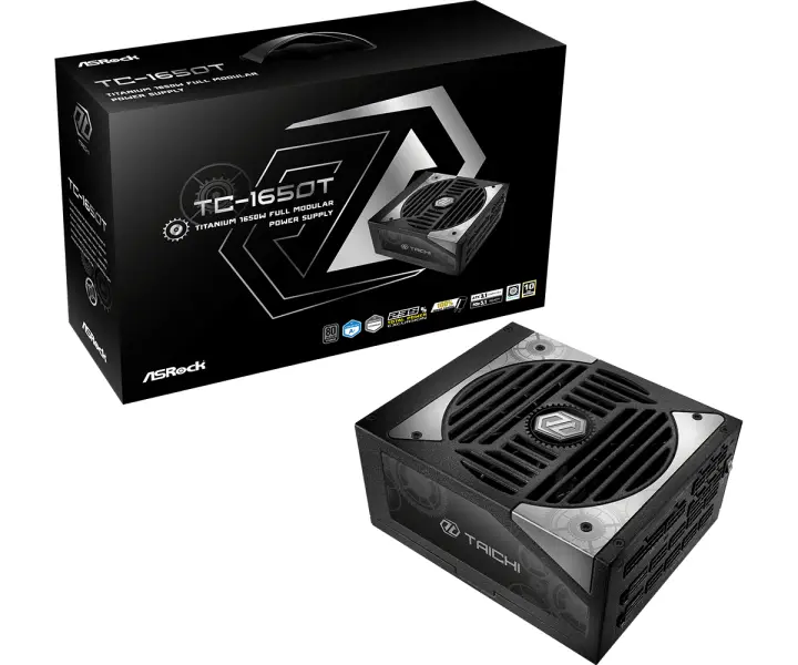 Taichi TC-1650T unidad de fuente de alimentación 1650 W 20+4 pin ATX ATX Negro