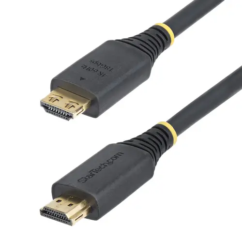 Cable HDMI de Alta Velocidad de 5m - Conectores de Agarre - 4K60Hz/1440p 144Hz - HDR10/HDCP 2.2/ARC - UHD - 18Gbps - Cable HDMI para Monitor o Proyector - Recubrimiento de TPE - Imagen 2