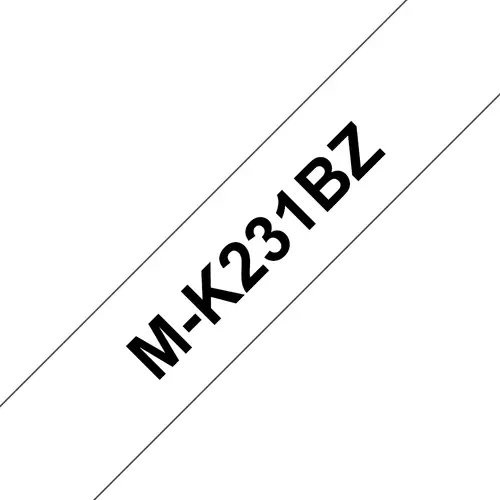 M-K231BZ cinta para impresora de etiquetas Negro sobre blanco - Imagen 1