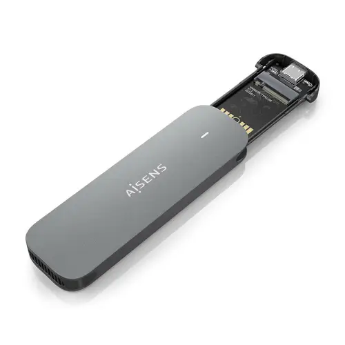 Caja Externa M.2 (NGFF) ASM2-006GRY SATA a USB3.1 Gen1, Gris - Imagen 2
