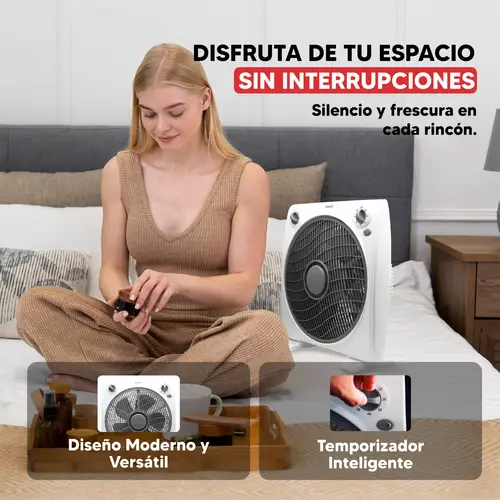 VEN-SS-21120 ventilador Gris, Blanco - Imagen 12