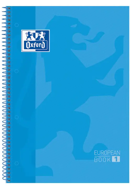 Europeanbook 1 cuaderno y block A4+ 80 hojas Azul
