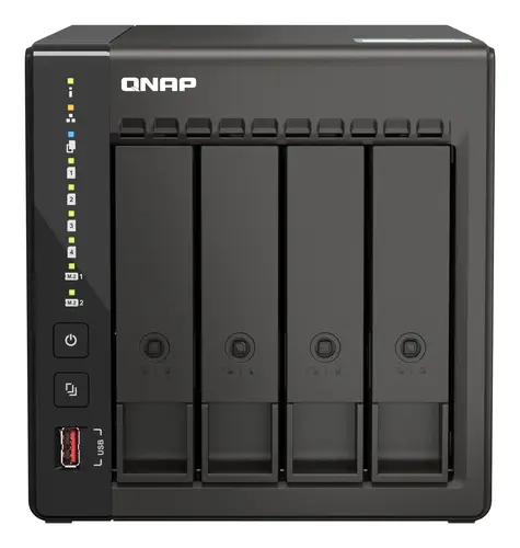 TS-453E NAS Torre Intel® Celeron® J6412 8 GB 0 TB QNAP QTS Negro - Imagen 1