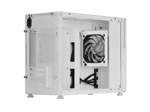 MC-LCD, Caja PC Compacta Micro-ATX, Pantalla LCD IPS 8", Rejilla Mesh Lateral, Superior y Frontal, Ventana Lateral Cristal Templado, Minitorre Gaming con Diseño de Panel Modular, Blanco - Imagen 2