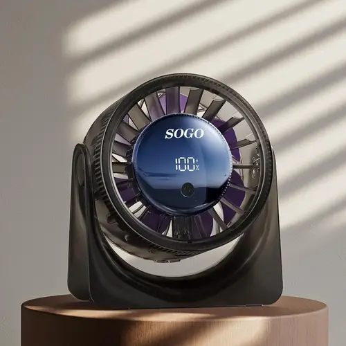 Ventilador De Mesa Mini Recargable 3000mah - Imagen 2