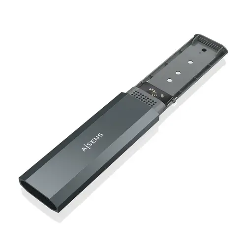 Caja Externa M.2 (NGFF) ASM2-029GR NVMe a USB3.2 Gen2, Gris - Imagen 2