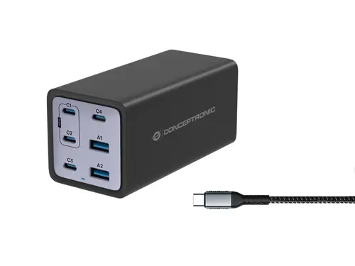 OZUL06BE cargador de dispositivo móvil Universal Negro Corriente alterna Carga rápida Interior - Imagen 1