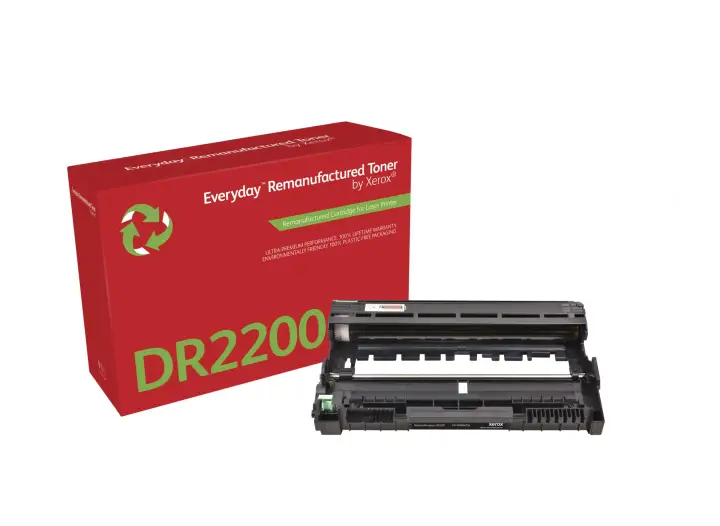 Unidad de imagen Everyday Mono remanufacturada de es compatible con Brother DR2200, Capacidad estándar