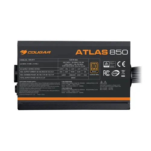 CGRVG-750 unidad de fuente de alimentación 750 W 24-pin ATX ATX Negro - Imagen 4