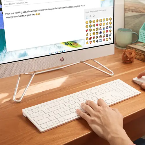 24-cb1027ns Intel® Core i3 i3-1215U 60,5 cm (23.8") 1920 x 1080 Pixeles PC todo en uno 8 GB DDR4-SDRAM 512 GB SSD Windows 11 Home Wi-Fi 5 (802.11ac) Blanco - Imagen 4