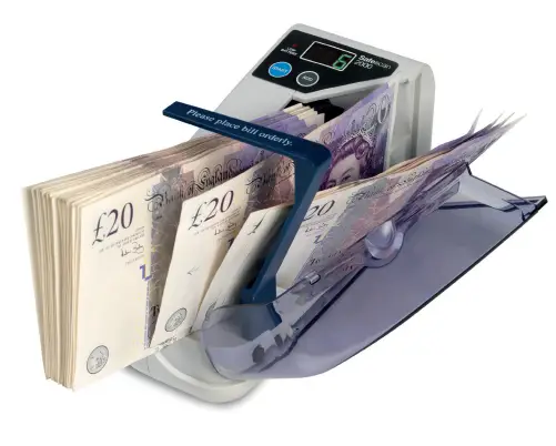 2000 Contador de billetes Gris - Imagen 1