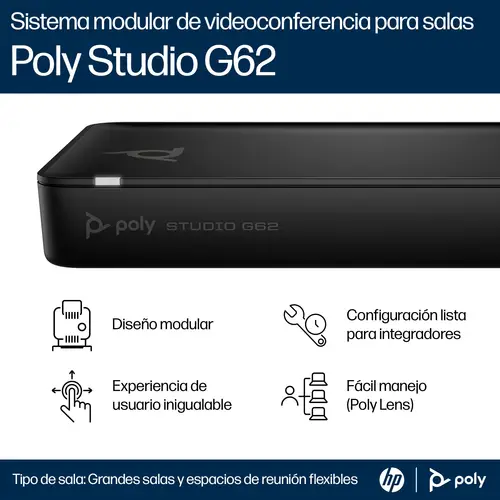 Sistema de videoconferencia G62 con kit de placa de montaje - Imagen 6
