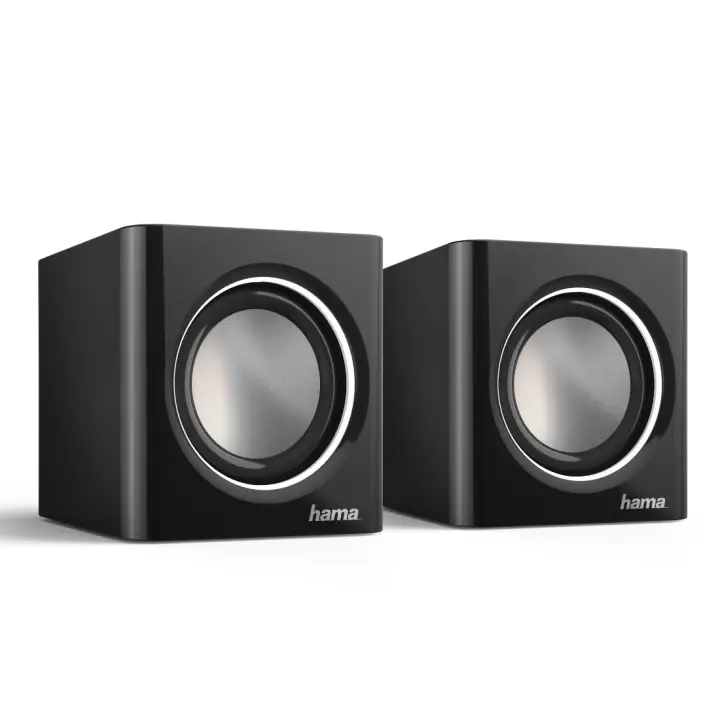 Altavoces Sonic Mobil 185, 3W, conexión jack 3,5mm, control de volumen, Color negro