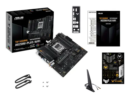 TUF GAMING A620M-PLUS WIFI AMD A620 Zócalo AM5 micro ATX - Imagen 9