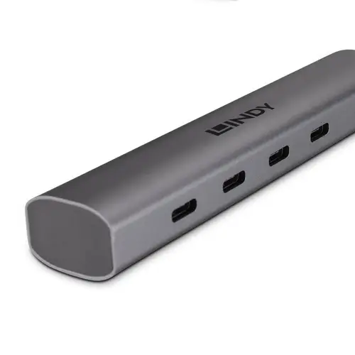 43384 hub de interfaz USB Tipo C 10000 Mbit/s Gris - Imagen 4