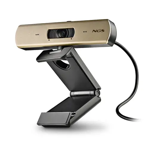 XPRESSCAM 4000 cámara web 12 MP 3840 x 2160 Pixeles USB 2.0 Negro, Oro - Imagen 1