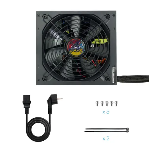 TQAPOLO-750SP unidad de fuente de alimentación 750 W 20+4 pin ATX ATX Negro - Imagen 6