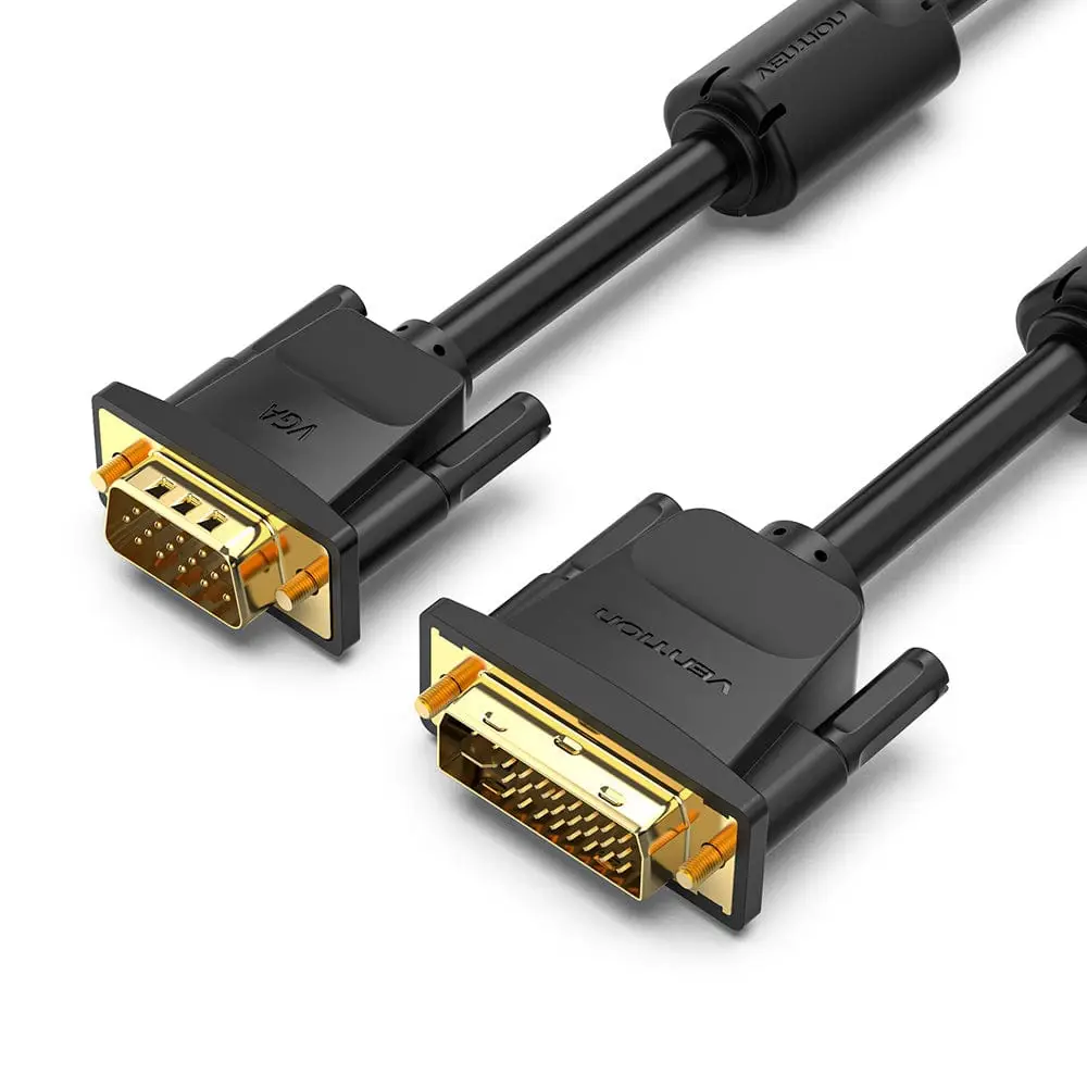 Cable Conversor EACBI/ DVI Macho - VGA Macho/ 3m/ Negro