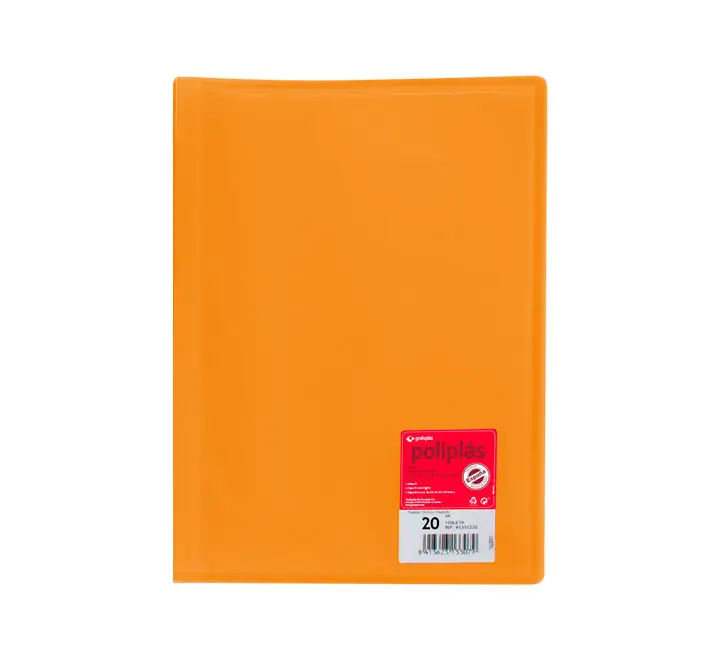 CARP. 20F POLIPLAS GRAFOPLAS A4 PP NARANJ 01321252