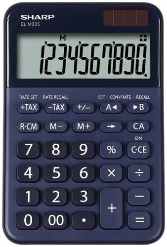 CALCULADORA SOBR.SHARP 10 DIG. EL-M335BB