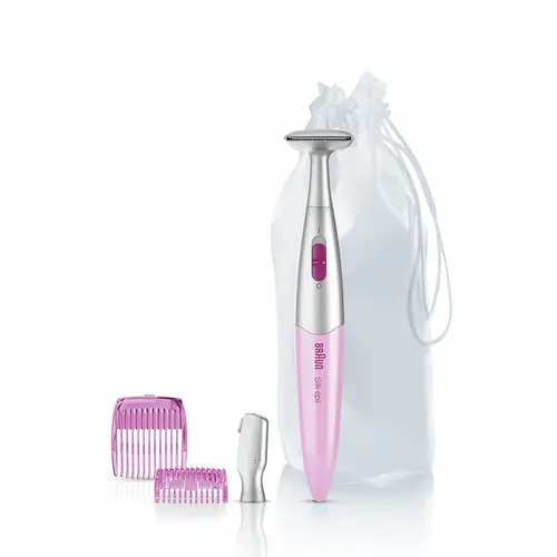 Silk-épil Styler FG1100 depiladora bikini Rosa - Imagen 1