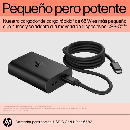 Cargador para portátil de con USB-C GaN de 65 W - Imagen 5