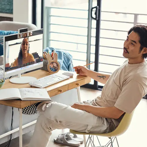 24-cr0110ns AMD Ryzen 5 7520U 60,5 cm (23.8") 1920 x 1080 Pixeles PC todo en uno 16 GB LPDDR5-SDRAM 1 TB SSD FreeDOS Wi-Fi 6 (802.11ax) Blanco - Imagen 17