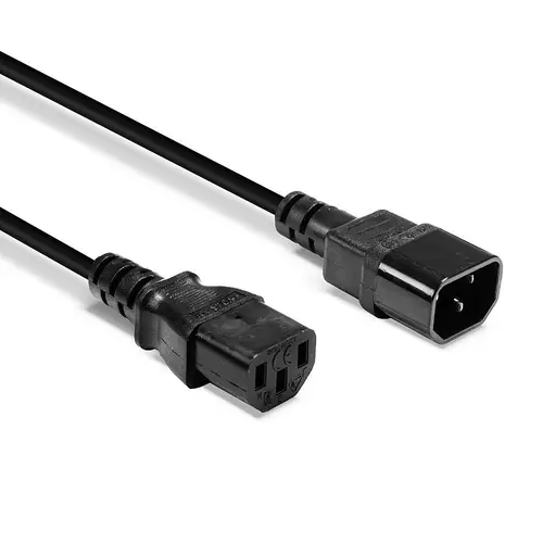 30320 cable de transmisión Negro 0,5 m C14 acoplador C13 acoplador - Imagen 3