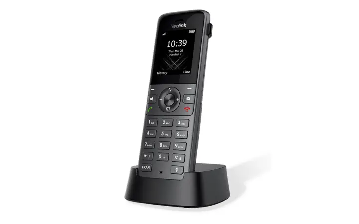 W73H teléfono IP Negro 2 líneas TFT