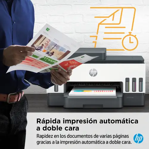 Smart Tank 7305 Inalámbrico All-in-One Color Impresora, Impresión a doble cara  Copiadora y escáner - Imagen 5