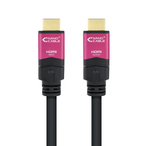 10.15.3725 cable HDMI 25 m HDMI tipo A (Estándar) Negro, Rosa - Imagen 2