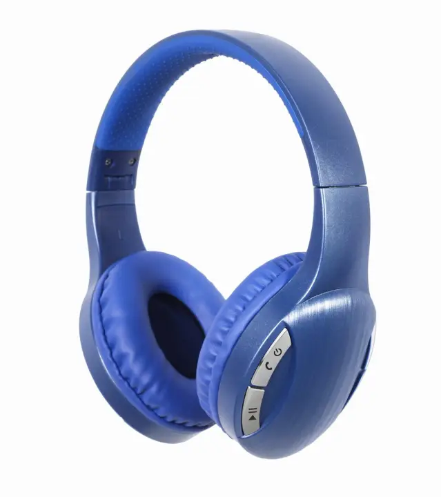 BTHS-01-B auricular y casco Auriculares Inalámbrico y alámbrico Diadema Llamadas/Música MicroUSB Bluetooth Azul