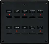 Front of men's Basic Tee in black.