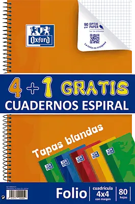 OXF P.4+1 CUAD ESP Fº 80H STD 400027271