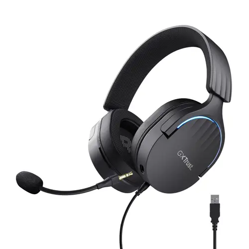 GXT 490 FAYZO Auriculares Alámbrico Diadema Juego USB tipo A Negro - Imagen 1